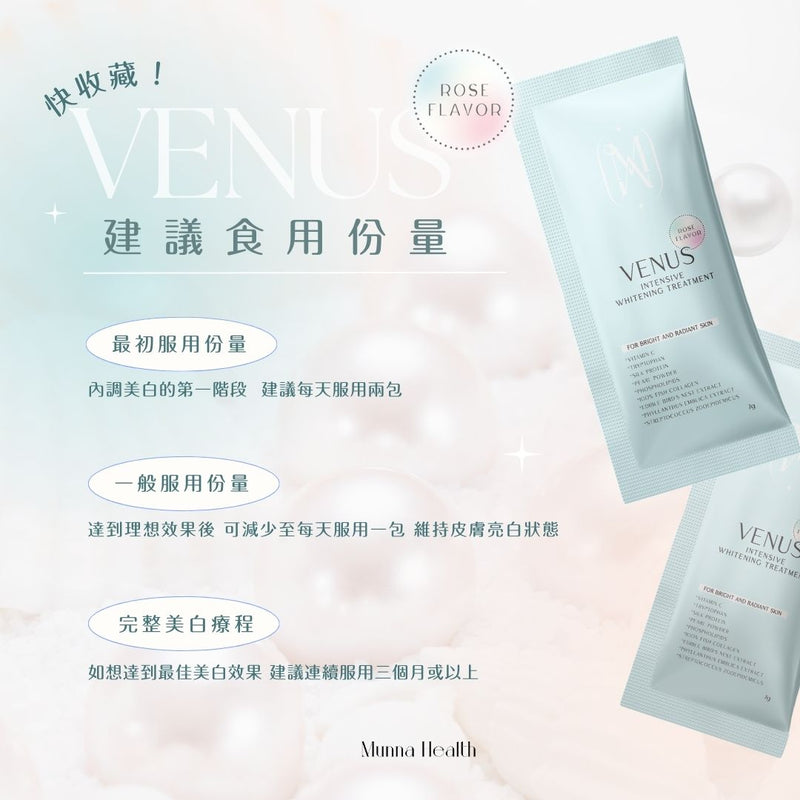 Venus Intensive Whitening treatment 女神透光美白粉 COME BACK 
