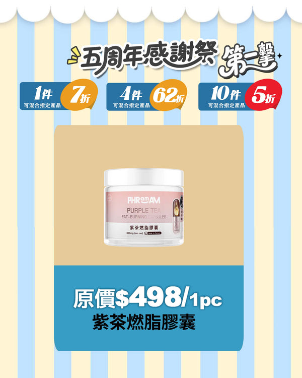 PHRamAM 紫茶燃脂膠囊 到期日:2026/5/21