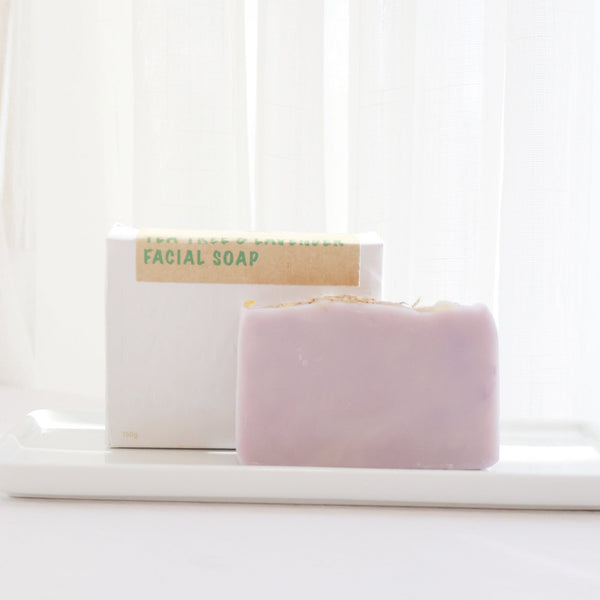 【會員積分換領】Tea Tree & Lavender Facial Soap 茶樹薰衣草洗臉皂