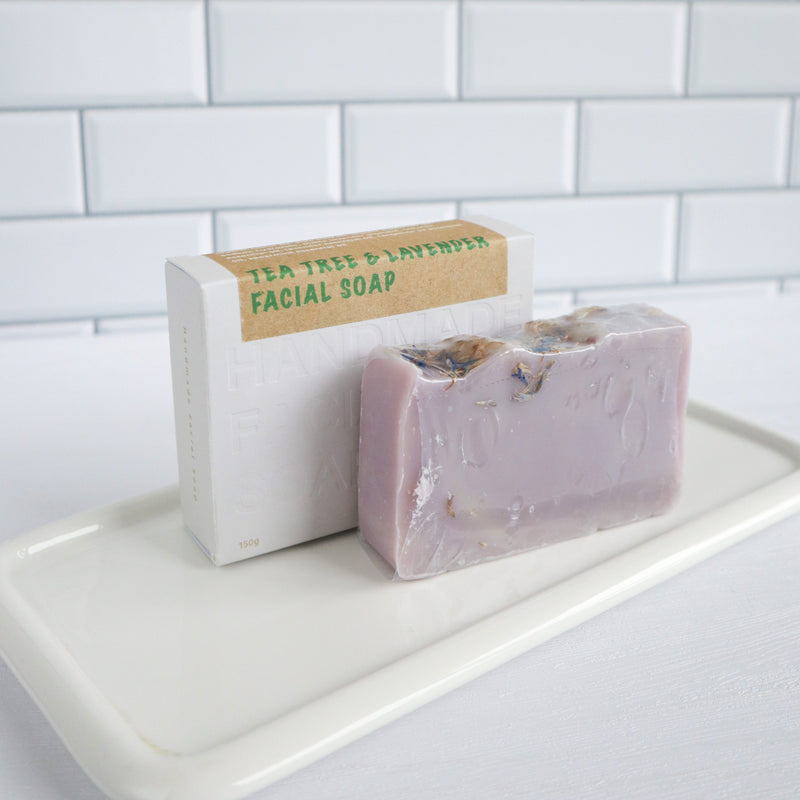 【會員積分換領】Tea Tree & Lavender Facial Soap 茶樹薰衣草洗臉皂